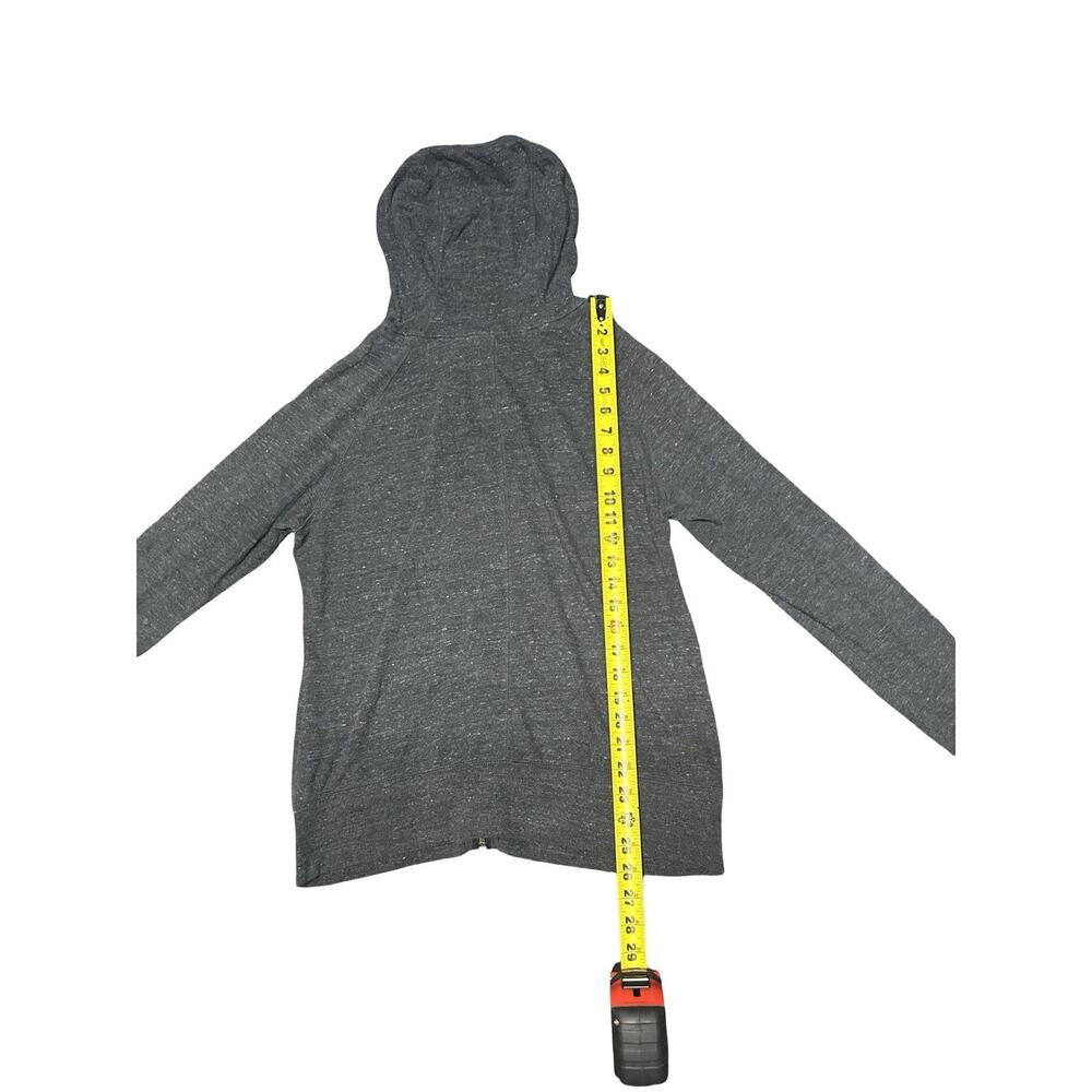 Nike Women’s Large Full Zip Hoodie Gray Just Do It Sweatshirt - Picture 3 of 6